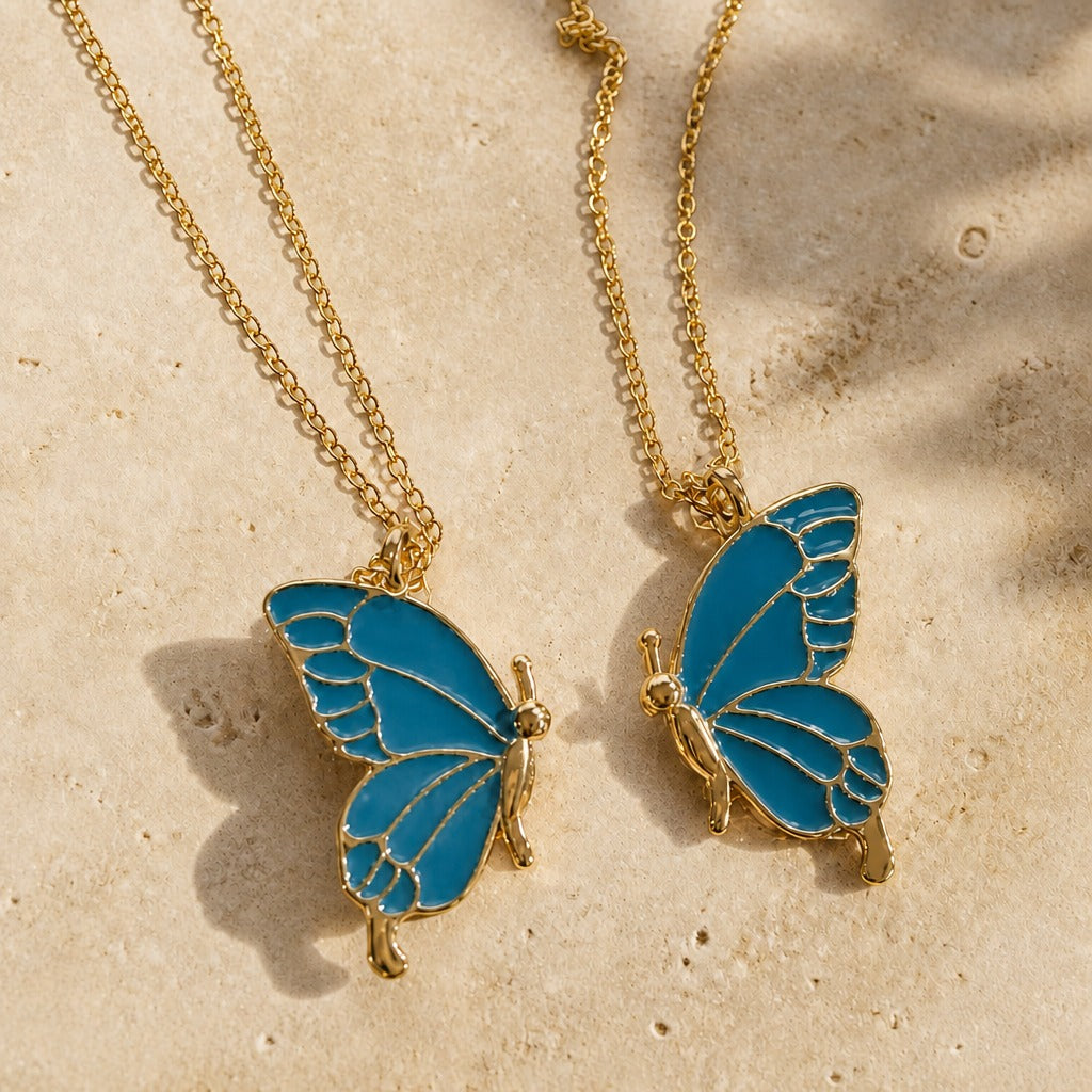 Collier Pendentif Papillon