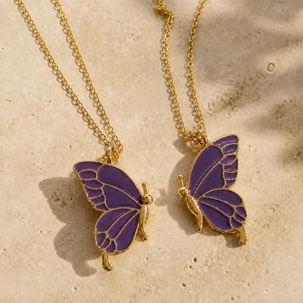Collier Pendentif Papillon