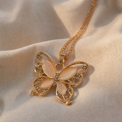 Pendentif en Cristal Creux en Forme de Papillon