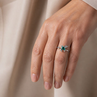 Bague en Argent Colibri Majestueux