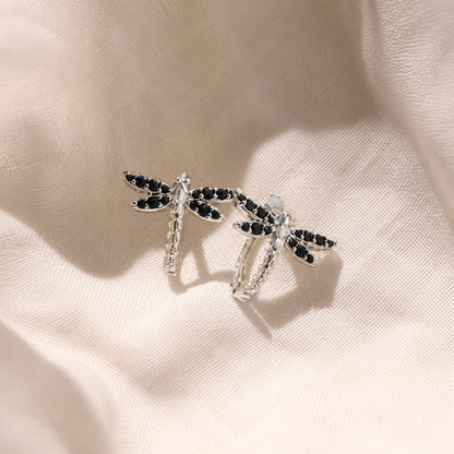 Boucles d'Oreilles Argent Clip-On en Zirconia